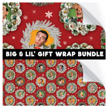 Load image into Gallery viewer, Pee-wee's BIG & Lil' Christmas-y Gift Wrap Bundle