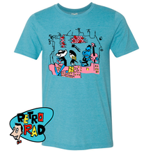 Load image into Gallery viewer, Retro Rad Tee: Puppet Band (Unisex/Men's)
