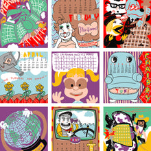 Load image into Gallery viewer, Playhouse Pals 2024: Art-print Calendar
