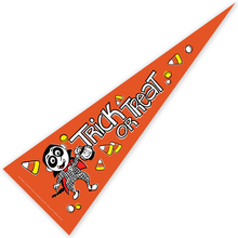 Load image into Gallery viewer, Pee-wee Trick-or-Treating Pennant