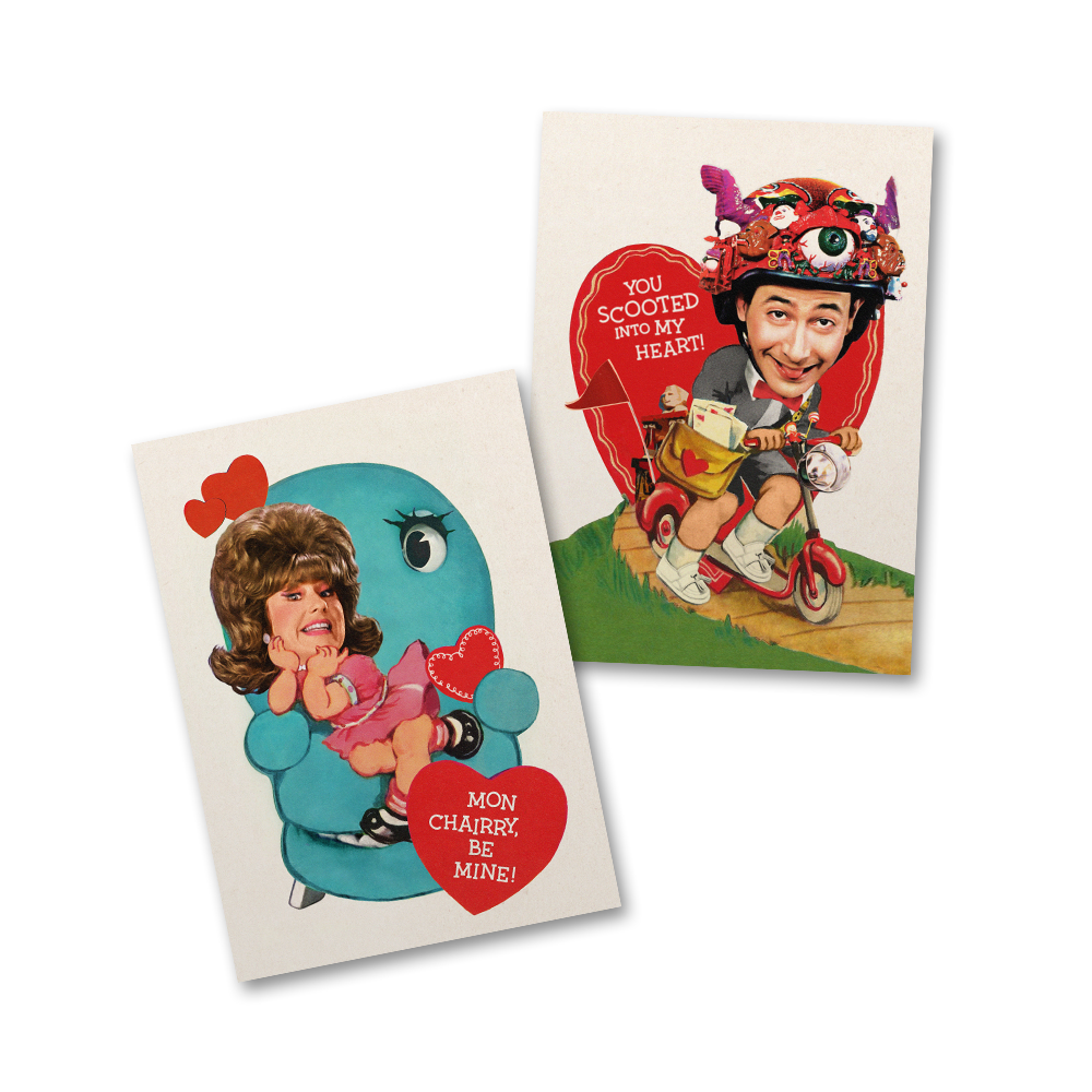 Pee-wee's Playhouse Valentine's Day Mini Card Set