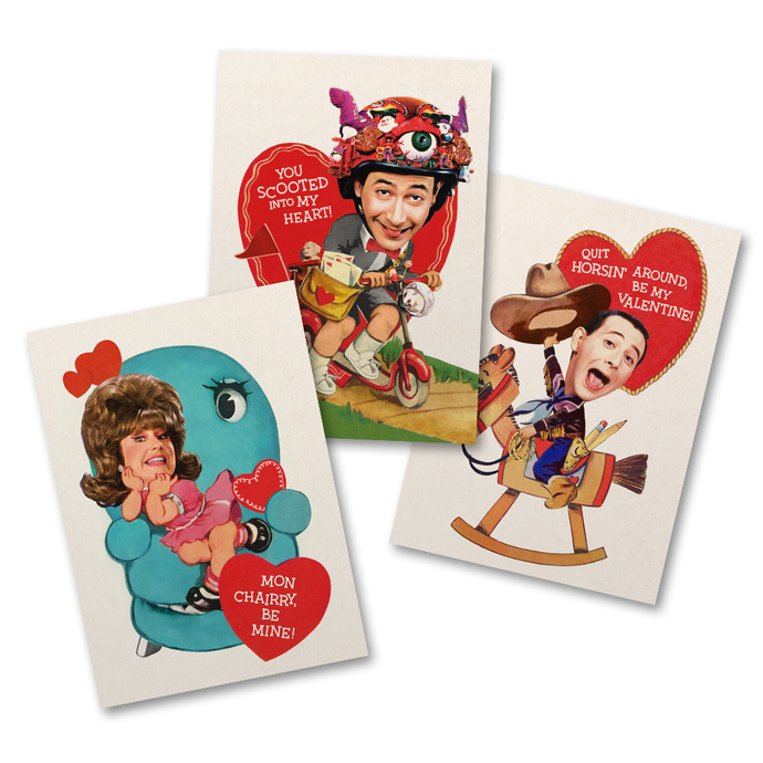 Pee-wee Herman Valentine cards