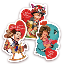 Load image into Gallery viewer, Pee-wee&#39;s Playhouse Valentine&#39;s Day Sticker Pack
