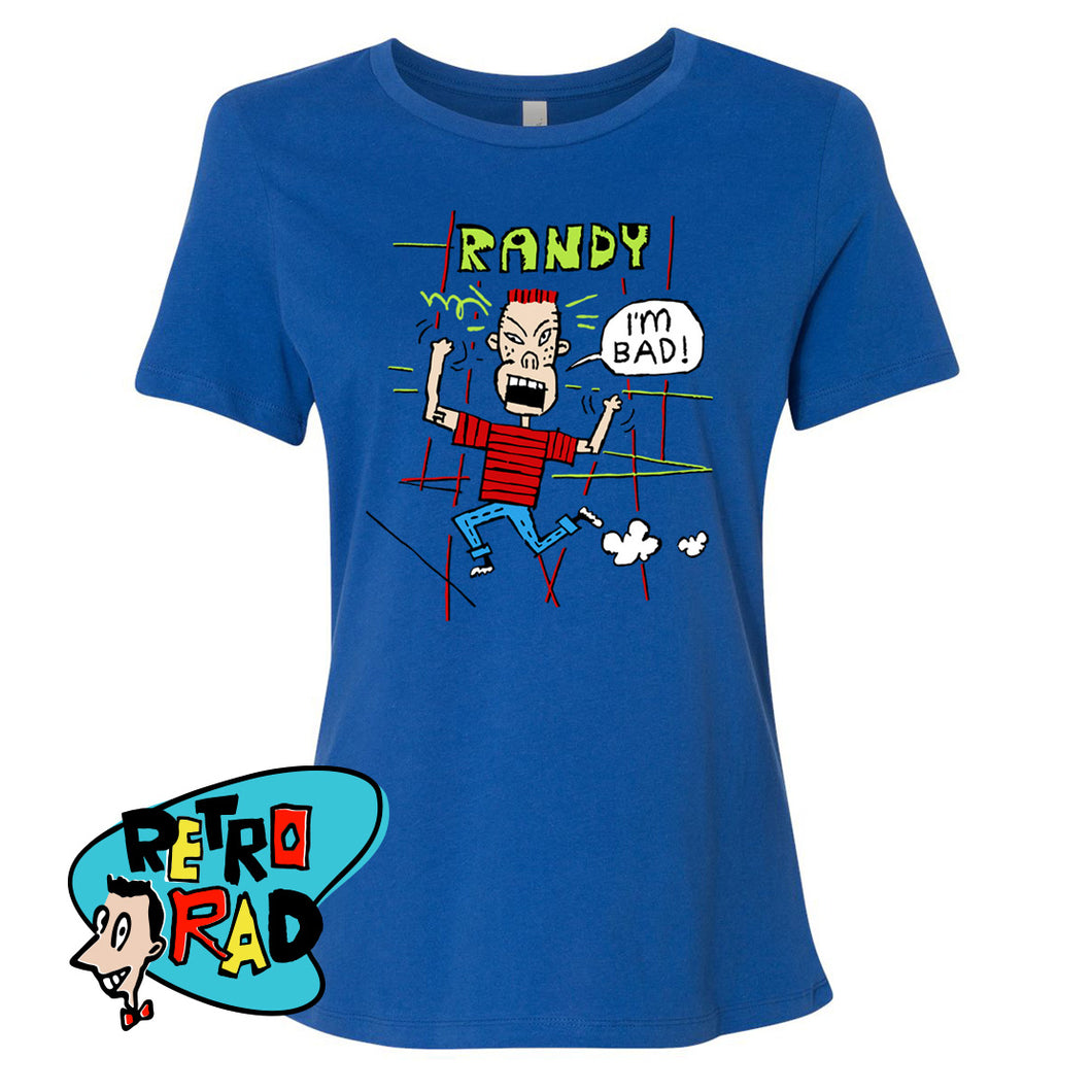 Retro Rad Tee: Randy 'I’m Bad' Tee (Women's)